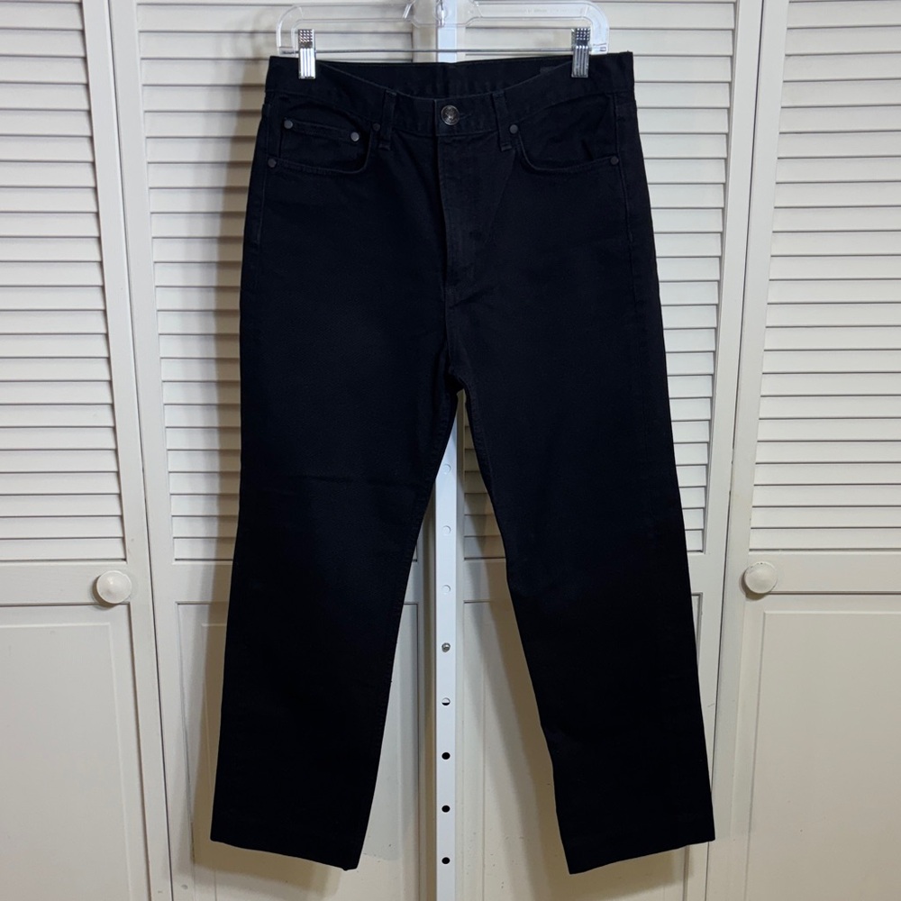 rag & bone Black Straight-Leg High Rise Cotton Women’s Jeans Size 29